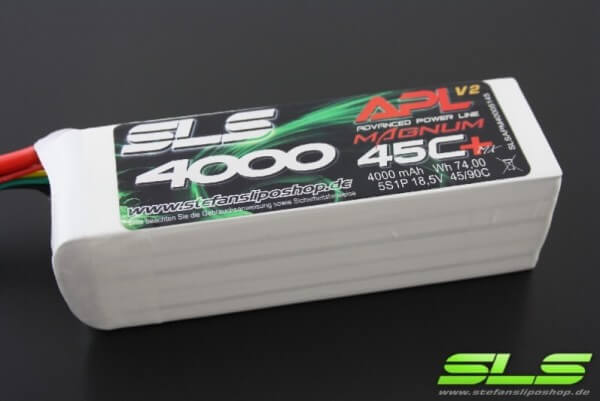 SLS APL MAGNUM V2 4000 mAh 5S Lipo (18,5V) 45 C · XT90
