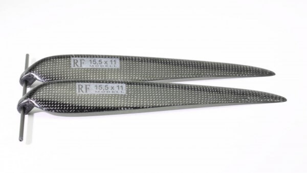 CFK Klappluftschraube 15,5" x 11" · 8 mm Hals · RFM Freudenthaler