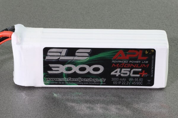 SLS APL MAGNUM V2 3000 mAh 6S Lipo (22,2V) 45 C · XT60