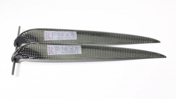 CFK Klappluftschraube 16" x 8" · 8 mm Hals · RFM Freudenthaler