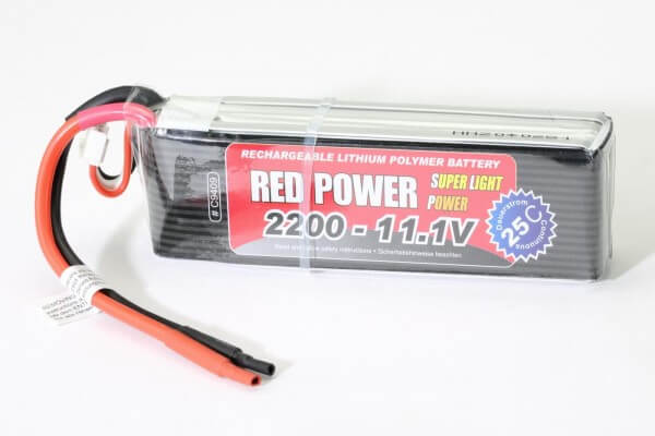 Red Power SLP 2200 mAh 3S Lipo (11,1V) 25 C · Pichler