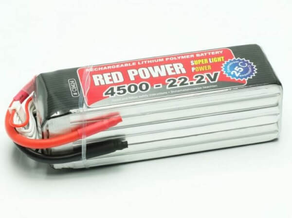 Red Power SLP 4500 mAh 6S Lipo (22,2V) 25 C · Pichler
