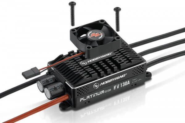 Hobbywing Platinum Pro 130 A V4 Brushless Regler · 5-14 S · Opto