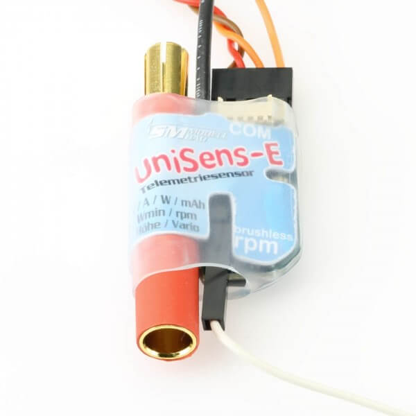 UniSens-E mit 5,5 mm Goldstecker · SM-Modellbau