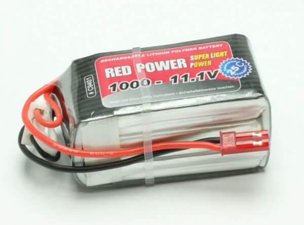 Red Power SLP 1000 mAh 3S Lipo (11,1V) 25 C · Pichler
