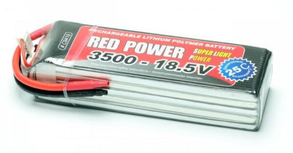Red Power SLP 3500 mAh 5S Lipo (18,5V) 25 C