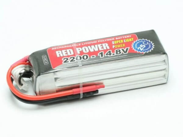 Red Power SLP 2200 mAh 4S Lipo (14,8V) 25 C  · Pichler