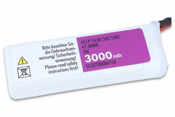 SLS XTRON 3000 mAh 4S Lipo (14,8V) 50 C · XT60