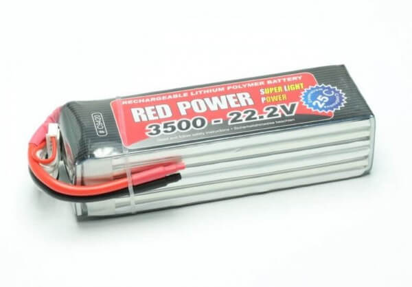 Red Power SLP 3500 mAh 6S Lipo (22,2V) 25 C · Pichler