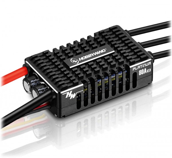 Hobbywing Platinum Pro 80 A V5 · 8 A SBEC · 3-8 S · Brushless Regler