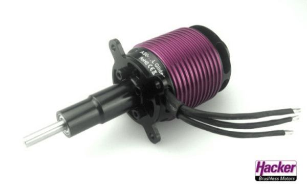 A50-12L 450 kv · Turnado V3 Glider · Brushless-Motor · 4S-6S · Hacker