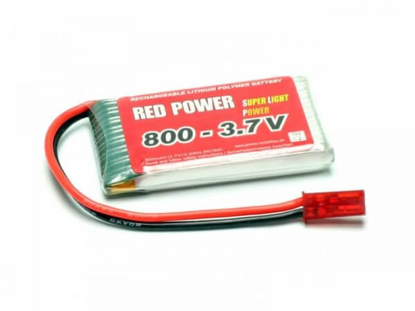 Red Power SLP 800 mAh 1S Lipo (3,7V) 25 C