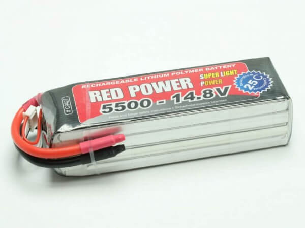 Red Power SLP 5500 mAh 4S Lipo (14,8V) 25 C