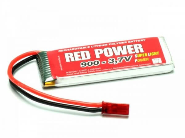 Red Power SLP 900 mAh 1S Lipo (3,7V) 25 C