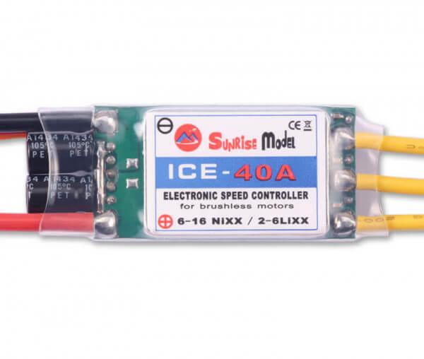 ICE · 6S · 40A · SBEC 7,5 V · Brushless Regler · Sunrise Model