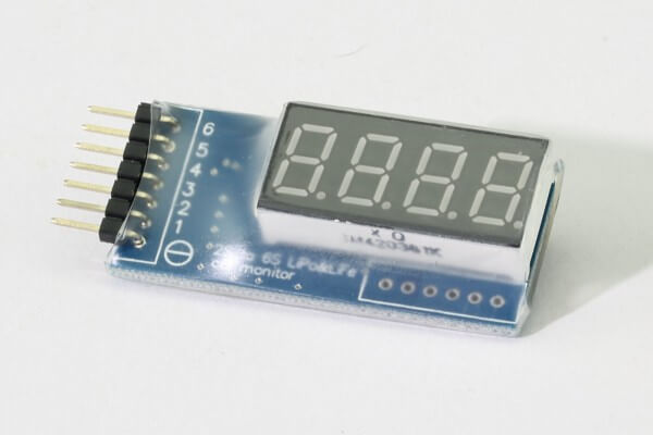 BD6 Voltage Monitor · Spannungsmonitor für Lipos bis 6S · MTTEC