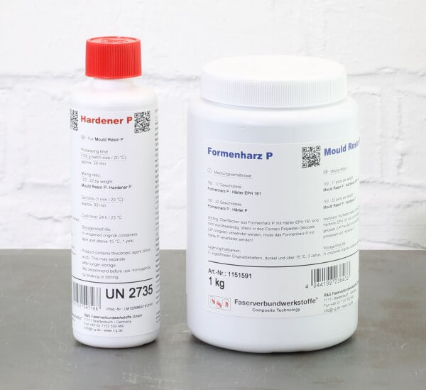 Formenharz P + Härter P · 1,22 kg-Set · R & G Faserverbundwerkstoffe