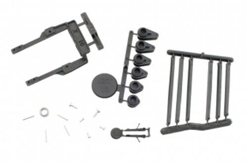 IDS-Servorahmen "Micro"  für KST X10, X10 Mini, X-911, X-612 · mit Kunststoff-Schubstangen