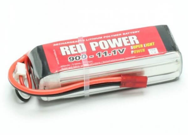 Red Power SLP 900 mAh 3S Lipo (11,1V) 25 C · Pichler