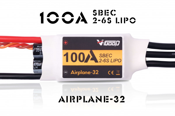Airplane-32 · 6S ·100 A SBEC · Brushless Regler · V-GooD