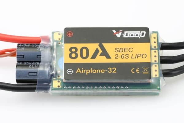 Airplane-32 · 6S · 80 A · 7,8 V SBEC · Brushless Regler · V-GooD