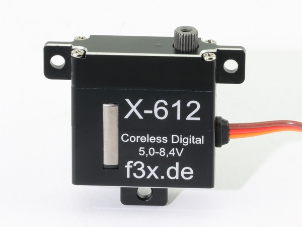 X-612 · 10 mm HV-Servo bis 85 Ncm · 0,09 s · Coreless Digital