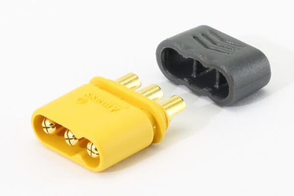 MR30 Stecker · 3-polig · Nylon · Kontakte vergoldet · Amass High Quality Product