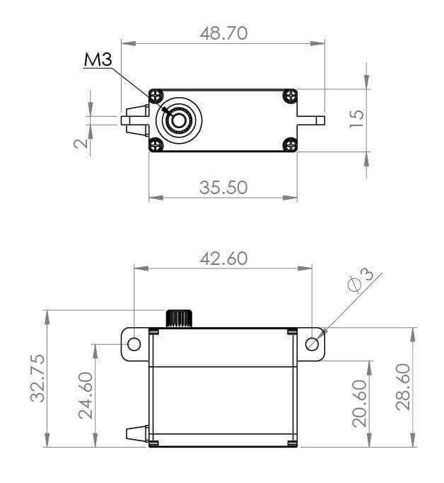 MKS HV 747 R · 15 mm digitales HVServo bis 150 Ncm