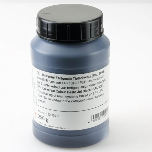 250 g Dose Universal-Farbpaste tiefschwarz (RAL 9005) · R &amp; G