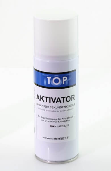 200 ml TOP Sekundenkleber Aktivator Spray · Langlauf Schuhbedarf