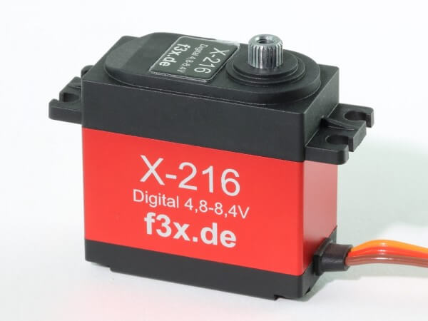 X-216 · 20 mm digitales HV-Servo bis 260 Ncm · 0,11 s · wasserdicht