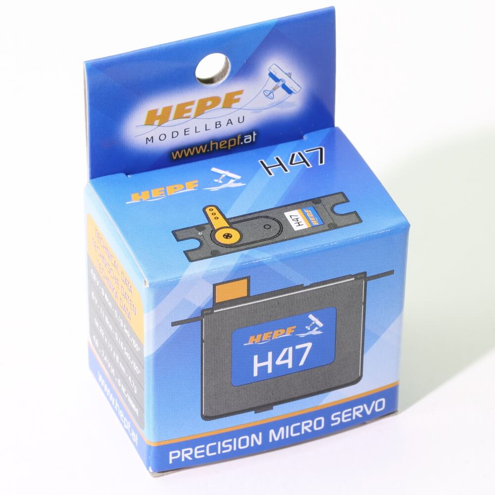 Hepf H47 Servo · 8 mm Servo bis 11 Ncm
