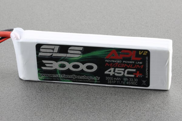SLS APL MAGNUM V2 3000 mAh 3S Lipo (11,1V) 45 C · XT60