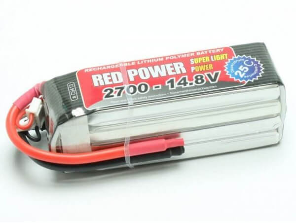 Red Power SLP 2700 mAh 4S Lipo (14,8V) 25 C · Pichler