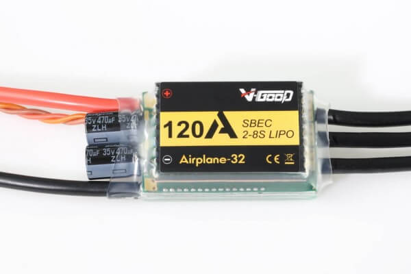 Airplane-32 · 8S · 120 A  · 7,6 V SBEC · Brushless Regler · V-GooD