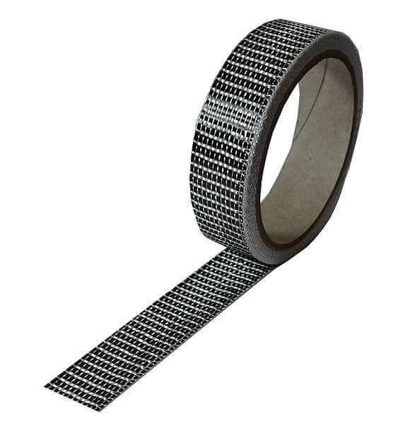 Kohlefaserband 125 g/m² 3k UD · 25 mm breit  · 5 m Rolle