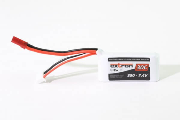 Extron X2 350 mAh 2S Lipo (7,4V) 30/60 C · BEC-Stecker
