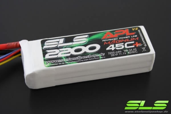 SLS APL MAGNUM V2 2200 mAh 3S Lipo (11,1V) 45 C · XT60
