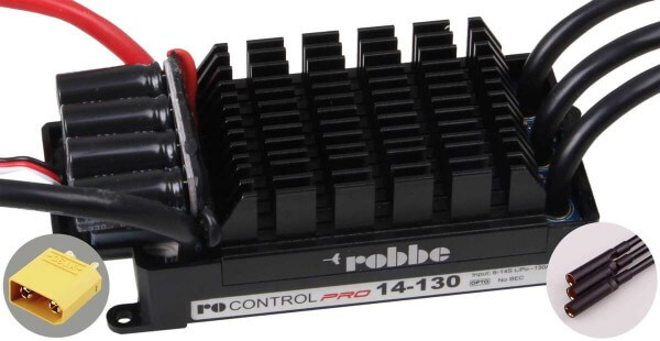RO-CONTROL PRO 130 A · Opto · 6-14 S · Robbe Brushless Regler