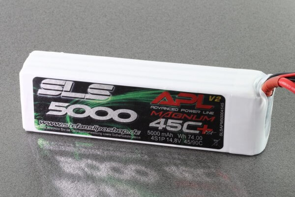 SLS APL MAGNUM V2 5000 mAh 4S Lipo (18,5V) 45 C · XT90