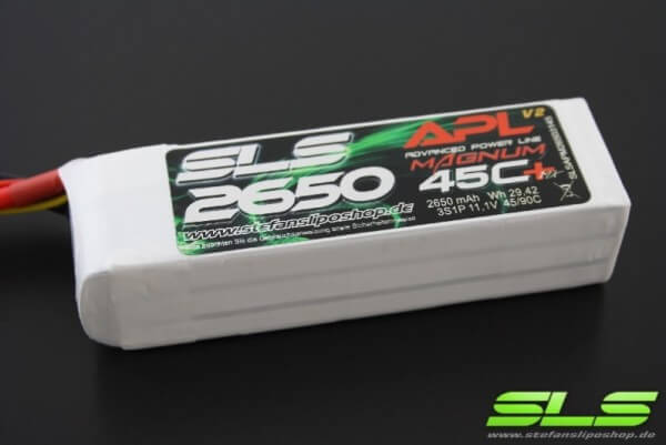 SLS APL MAGNUM V2 2650 mAh 3S Lipo (11,1V) 45 C · XT60