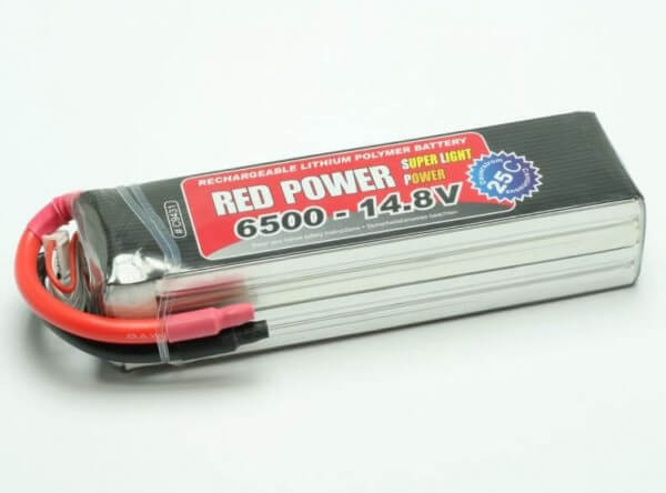 Red Power SLP 6500 mAh 4S Lipo (14,8V) 25 C · Pichler