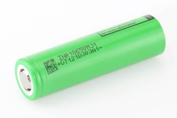 LG INR 18650 MJ1 · 3500 mAh · 3,7 V bis 10 A