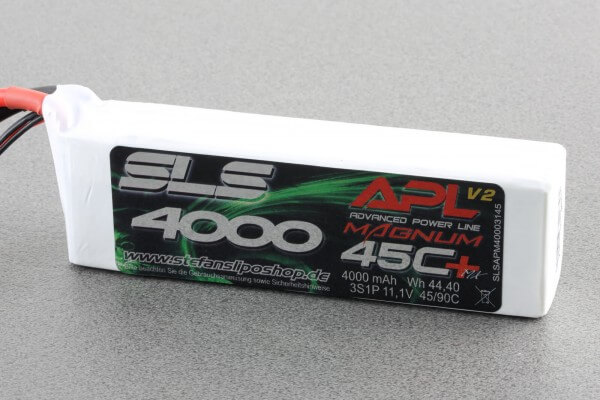 SLS APL MAGNUM V2 4000 mAh 3S Lipo (11,1V) 45 C · XT90