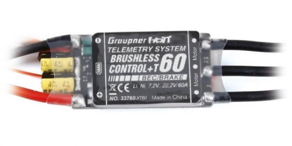  Brushless Control · T60 Telemetrie · 6S ·  60 A · XT60 · Graupner