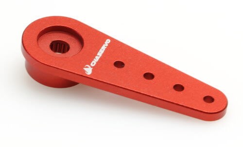 34 mm Alu-Servoarm rot 0625.50 für 25T-6 · Chaservo