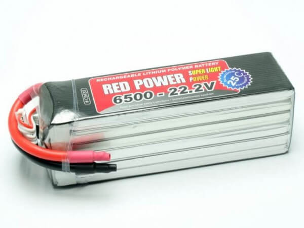 Red Power SLP 6500 mAh 6S Lipo (22,2V) 25 C · Pichler