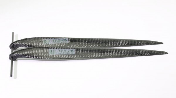 CFK Klappluftschraube 17,5" x 8" schmal · 8 mm Hals · RFM Freudenthaler