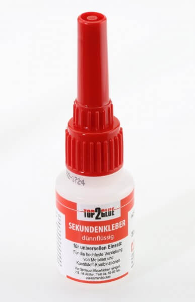 20 g TOP Sekundenkleber · dünnflüssig · Industriequalität · Langlauf Schuhbedarf