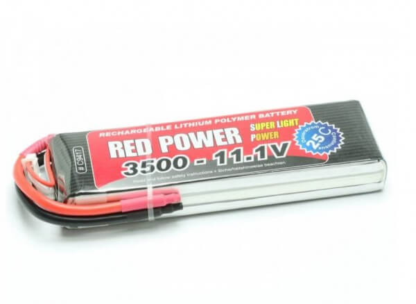 Red Power SLP 3500 mAh 3S Lipo (11,1V) 25 C · Pichler